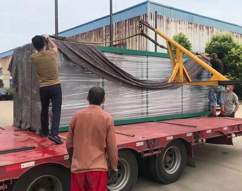 湖北候車亭案例發(fā)貨